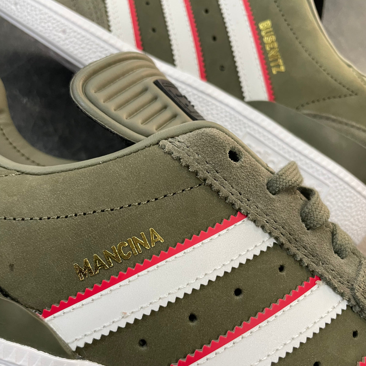 Adidas Busenitz X Dan Mancina Olive/Red SALE – 561 Skate