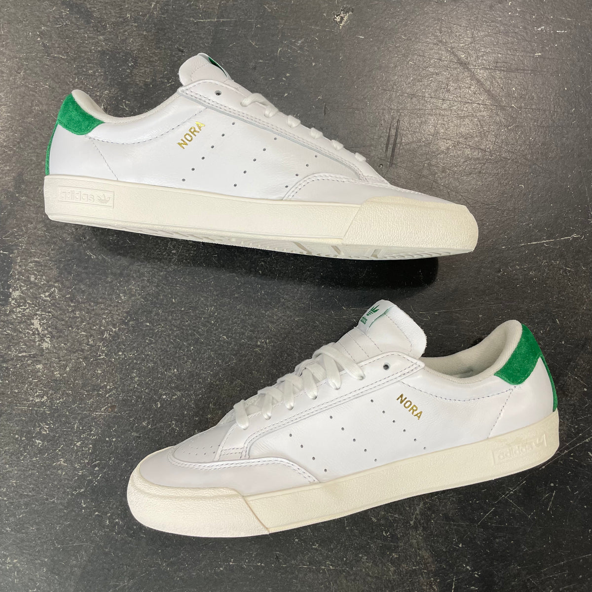 Adidas Nora White/White/Green SALE – 561 Skate