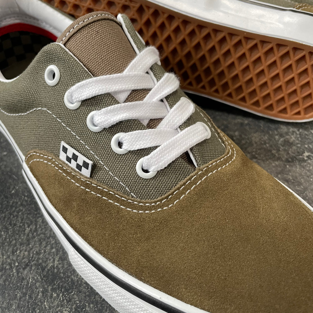 VANS★SKATE ERA★兼用★FATIGUE★KHAKI BROWN Vans Skate Era Skate Shoes Suede Sneakers Fatigue