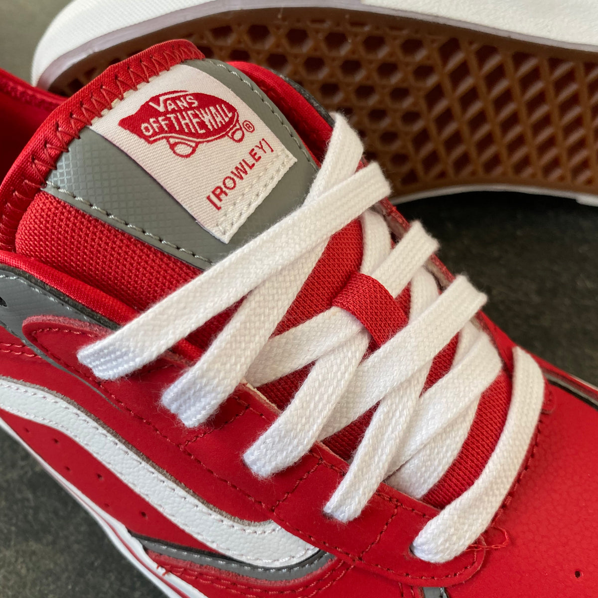 Vans Skate Rowley Racing Red White 561 Skate