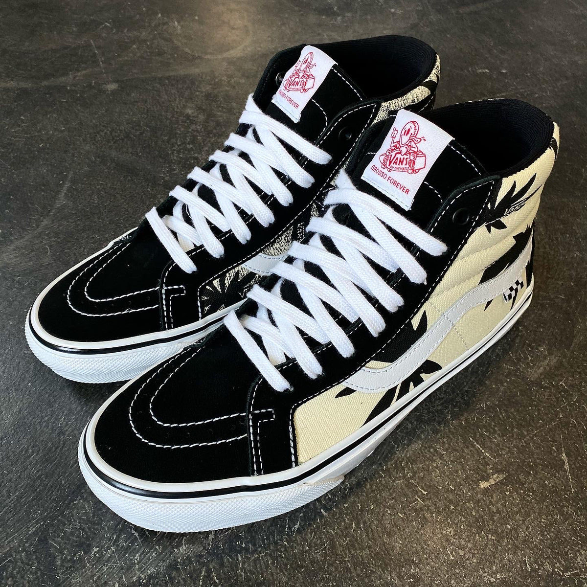 Vans Skate Sk8-Hi Reissue Grosso 88 Blk/Palms – 561 Skate