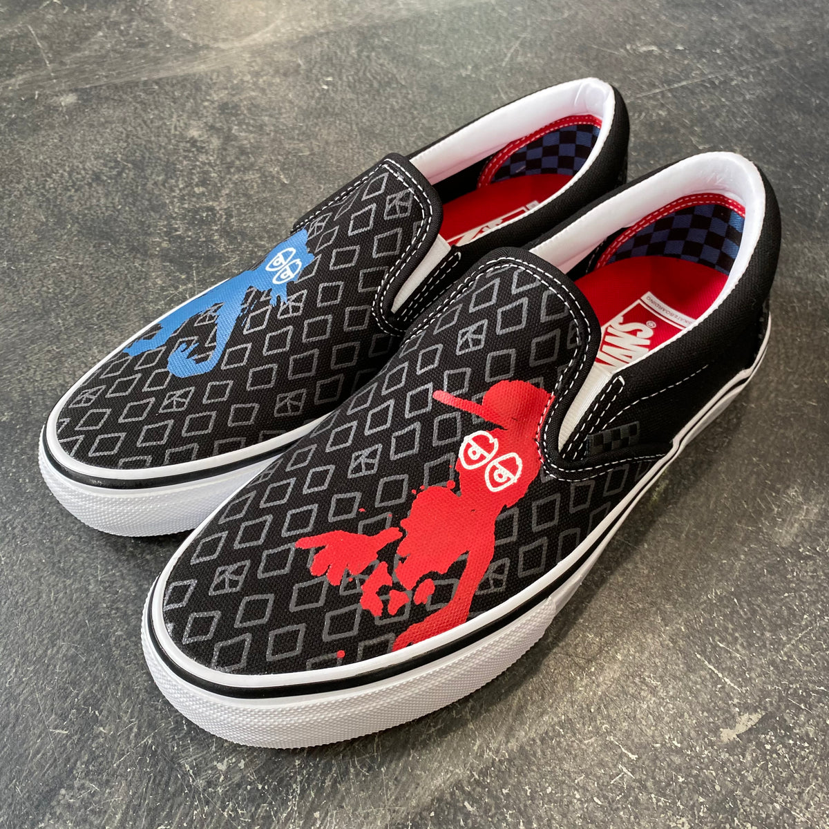Vans Skate Slip On Krooked x Natas x Ray Barbee SALE 561 Skate
