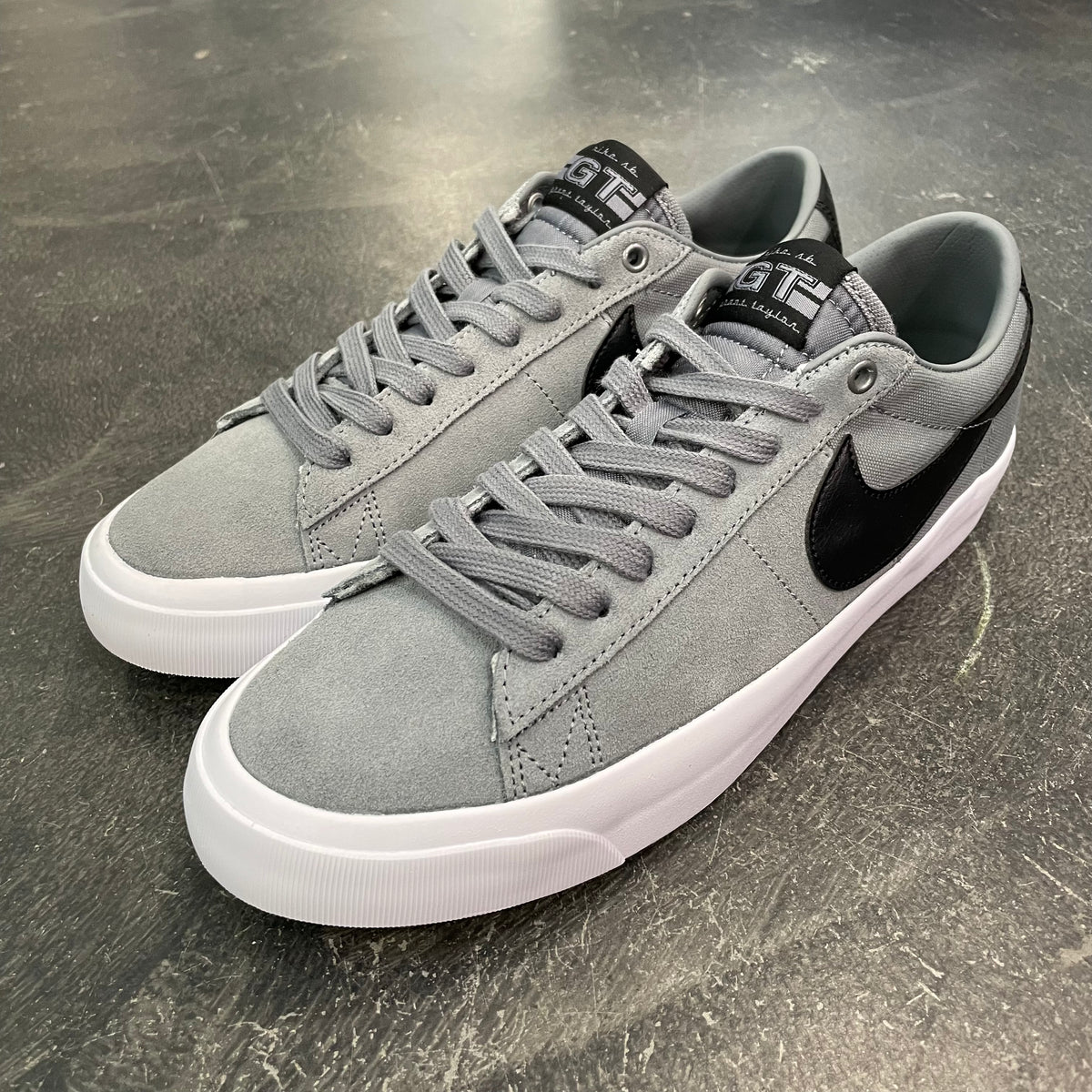 Nike Blazer Court SB Cool Gray Gum Men\'s 7.5 NIB Low Top Nike SB Blazer Low GT Cool Grey/Black SALE – 561 Skate main image 3