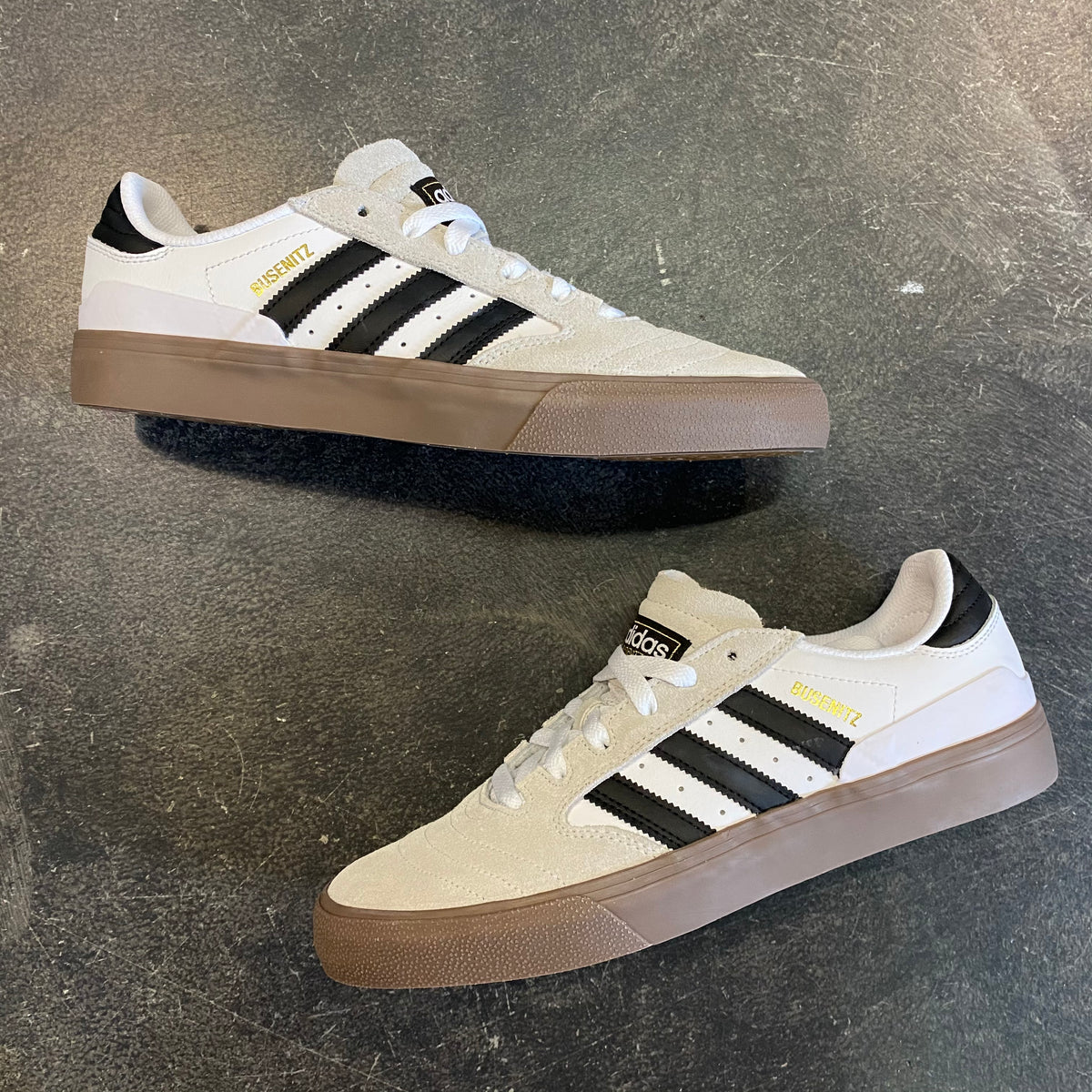 Busenitz vulc white black &amp gold shoes online cousin