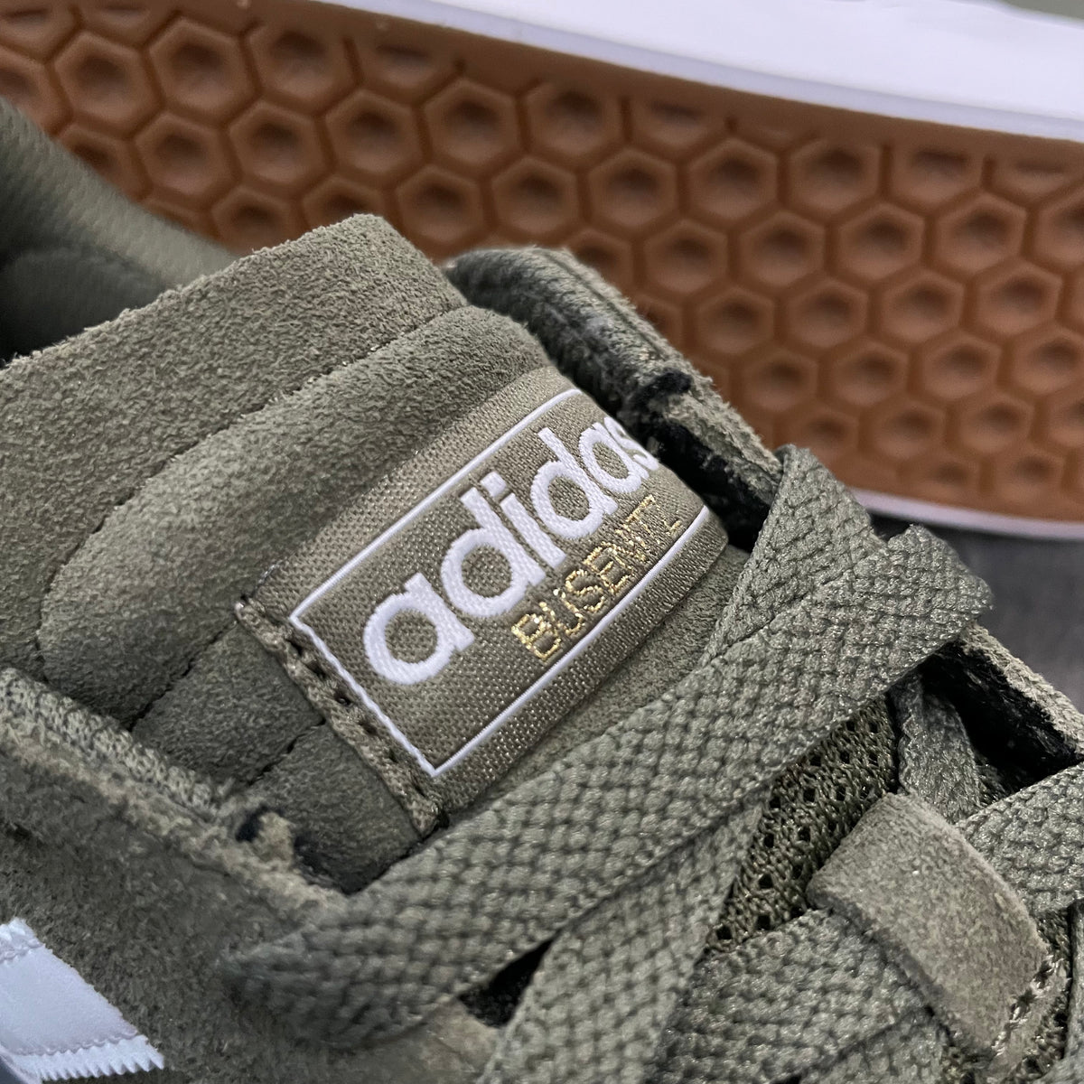 Adidas Busenitz Vulc II Olive/White SALE – 561 Skate