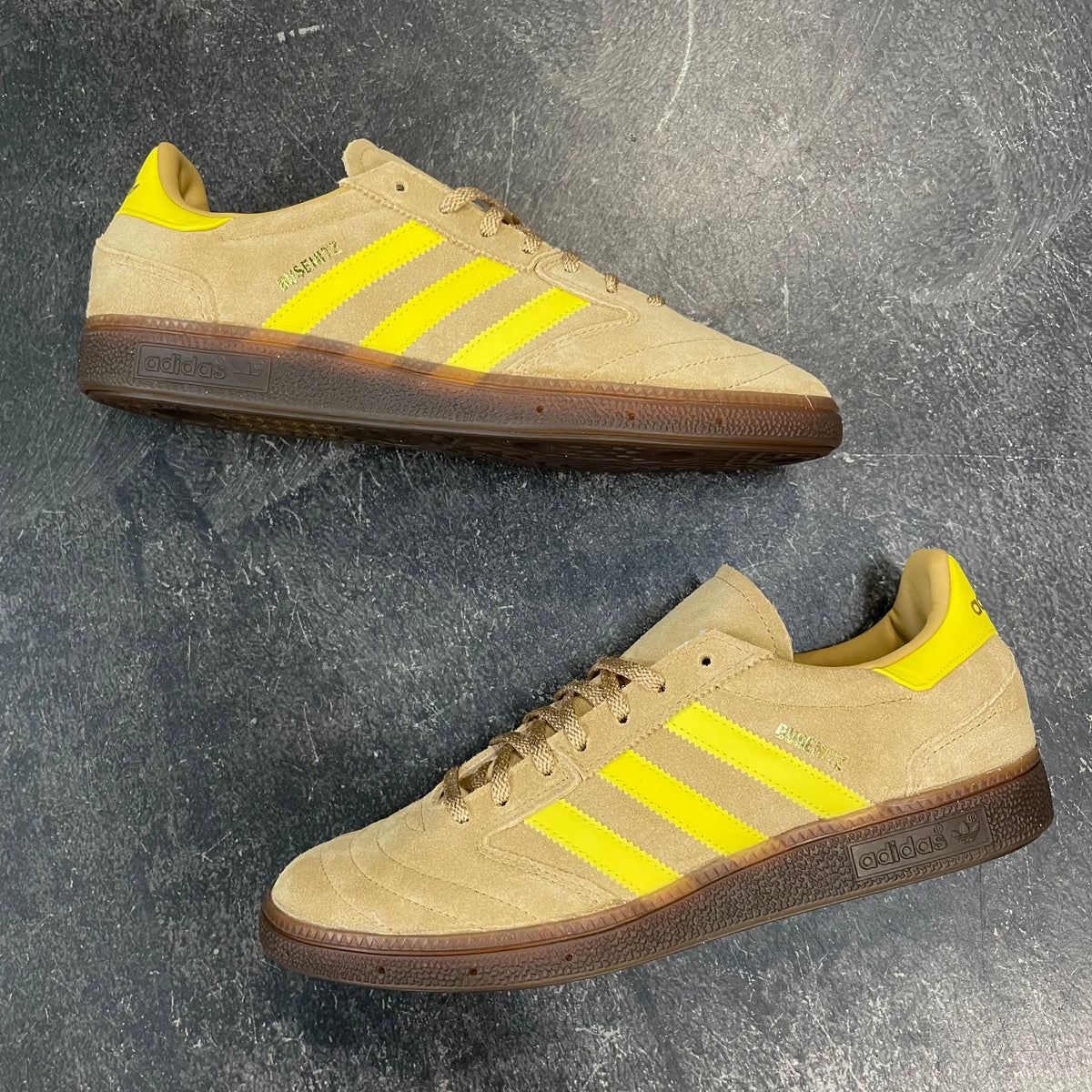 Adidas Originals Busenitz Vintage Skateboarding Shoes in Beige Yellow Size 8 Adidas Busenitz Yellow for sale | eBay main image 4