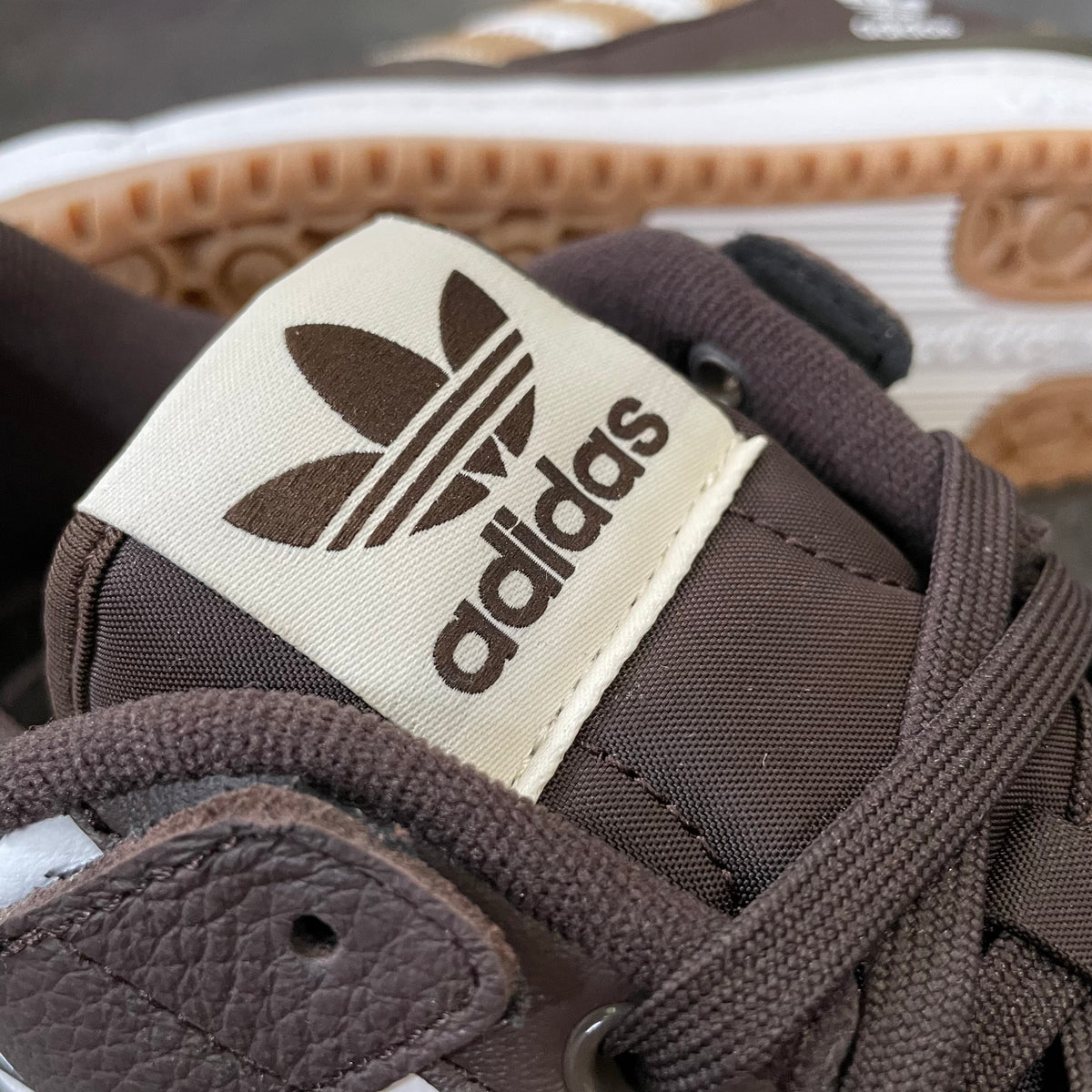 dark brown adidas
