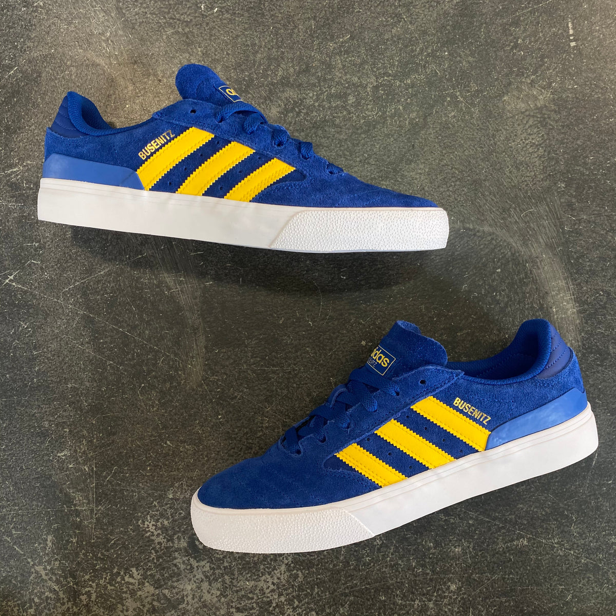 Adidas Busenitz Vulc II Royal/Gold SALE 561 Skate Adidas Busenitz Vulc II Royal/Gold SALE 561 Skate