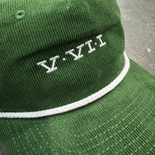 561 Hat Cord Rope  Simple Roman Snapback Forest