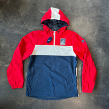 561 Nautica Anorak Windbreaker Red/Navy