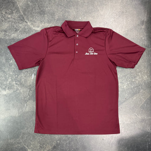561 Golf Polo Burgundy/White