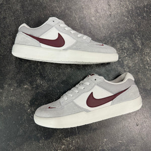 Nike SB Force 58 Platinum Tint/Dark Team Red SALE