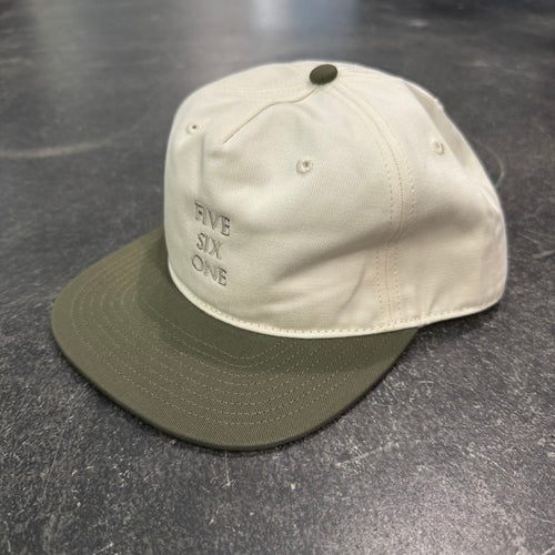 561 Hat Unstructured 5 Panel Optimus Snapback Natural/Olive