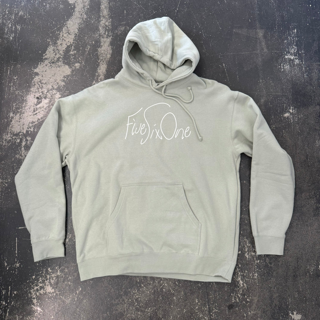 561 Sweatshirt Hoodie Shel Script Flat Light Grey