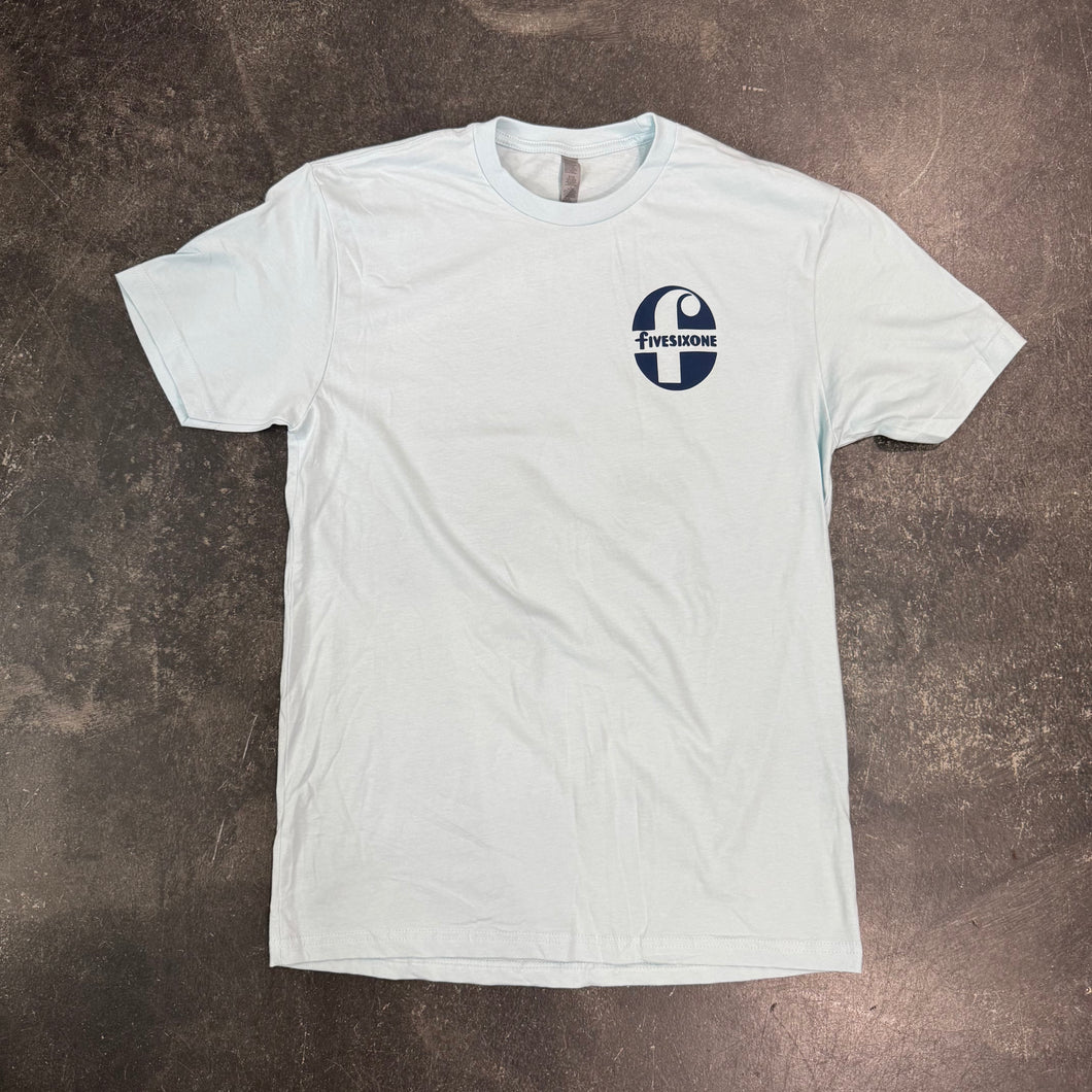 561 T-Shirt Foremost Light Blue/Navy