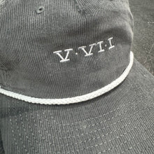 561 Hat Cord Rope Simple Roman Snapback Grey