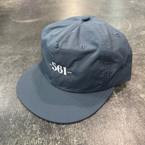 561 Hat Surf Snapback Port Logo Petrol Blue