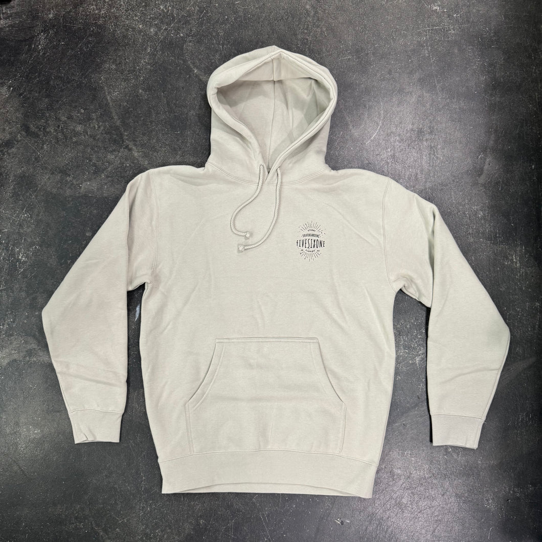 561 Sweatshirt Hoodie Badge Cement/Black