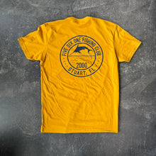 561 T-Shirt Fishing Club Mustard/Navy