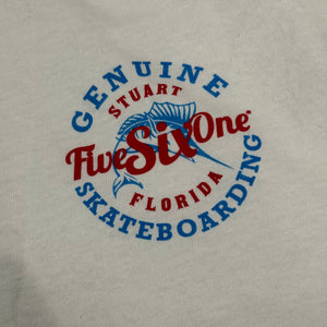 561 Longsleeve T-Shirt Sailfish Emblem White