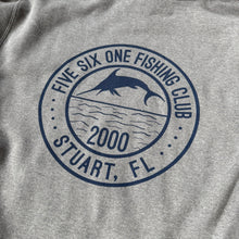 561 Sweatshirt Hoodie Fishing Club Heather Grey/Navy
