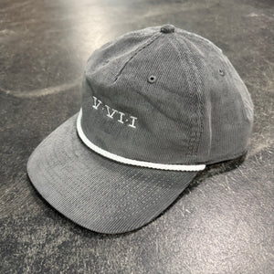561 Hat Cord Rope Simple Roman Snapback Grey