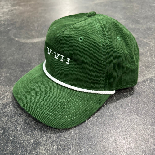 561 Hat Cord Rope  Simple Roman Snapback Forest