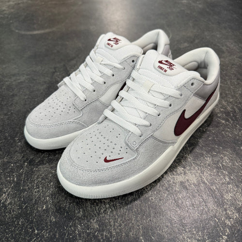 Nike SB Force 58 Platinum Tint/Dark Team Red SALE