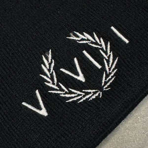 561 Beanie Numeral Black/White