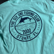 561 Longsleeve T-shirt Fishing Club Seafoam/Navy