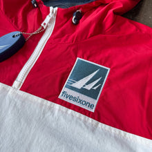 561 Nautica Anorak Windbreaker Red/Navy