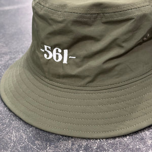 561 Bucket Hat Nylon Port Logo Olive
