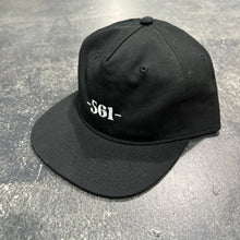 561 Hat Unstructured 5 Panel Port Logo Snapback Black/White