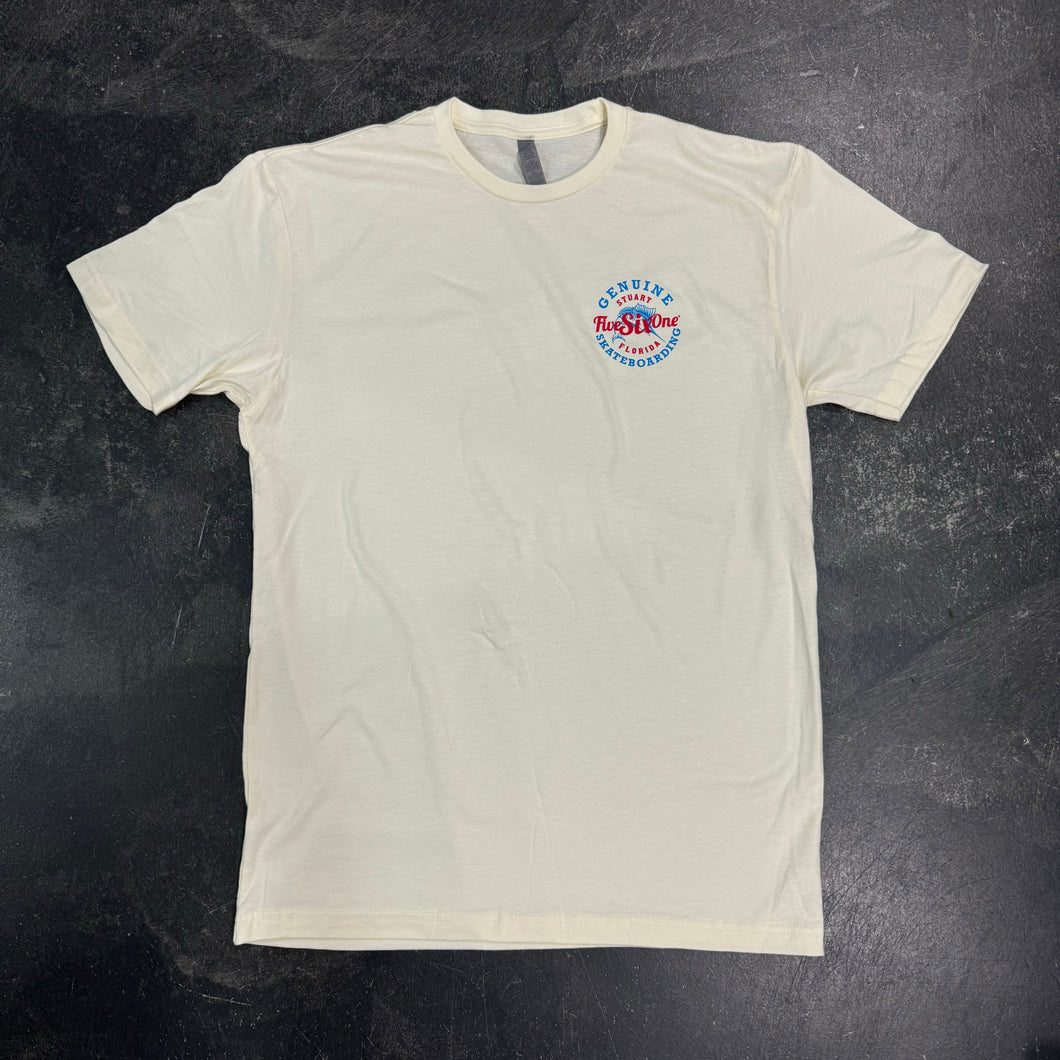 561 T-shirt Sailfish Emblem Natural