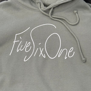 561 Sweatshirt Hoodie Shel Script Flat Light Grey