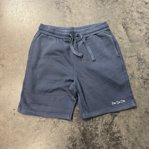 561 Sweat Short II Washed Blue/White