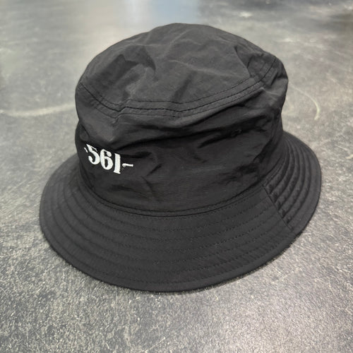 561 Bucket Hat Nylon Port Logo Black