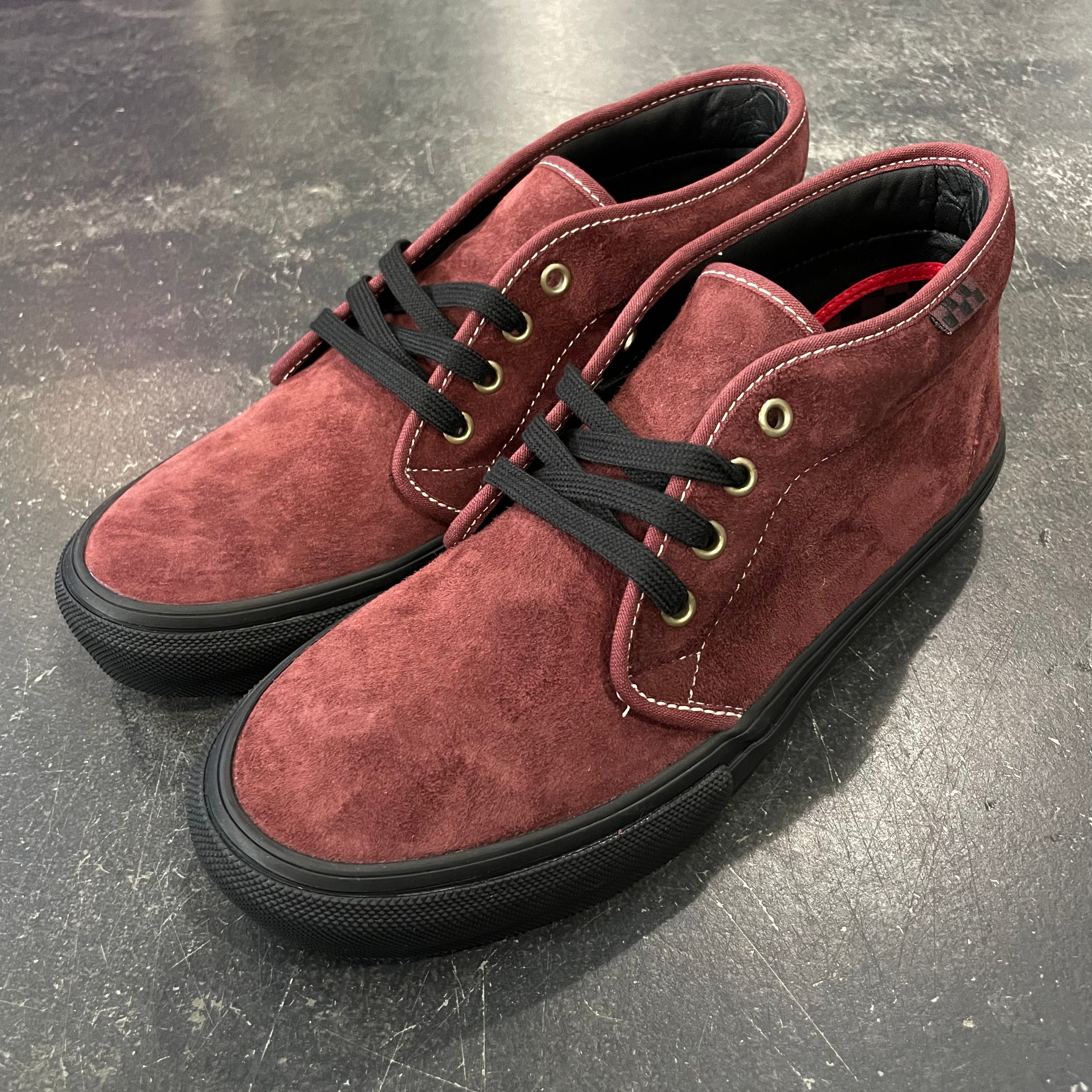 Vans Skate Chukka Dark Red Black SALE 561 Skate