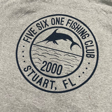 561 Sweatshirt Hoodie Fishing Club Heather Grey/Navy