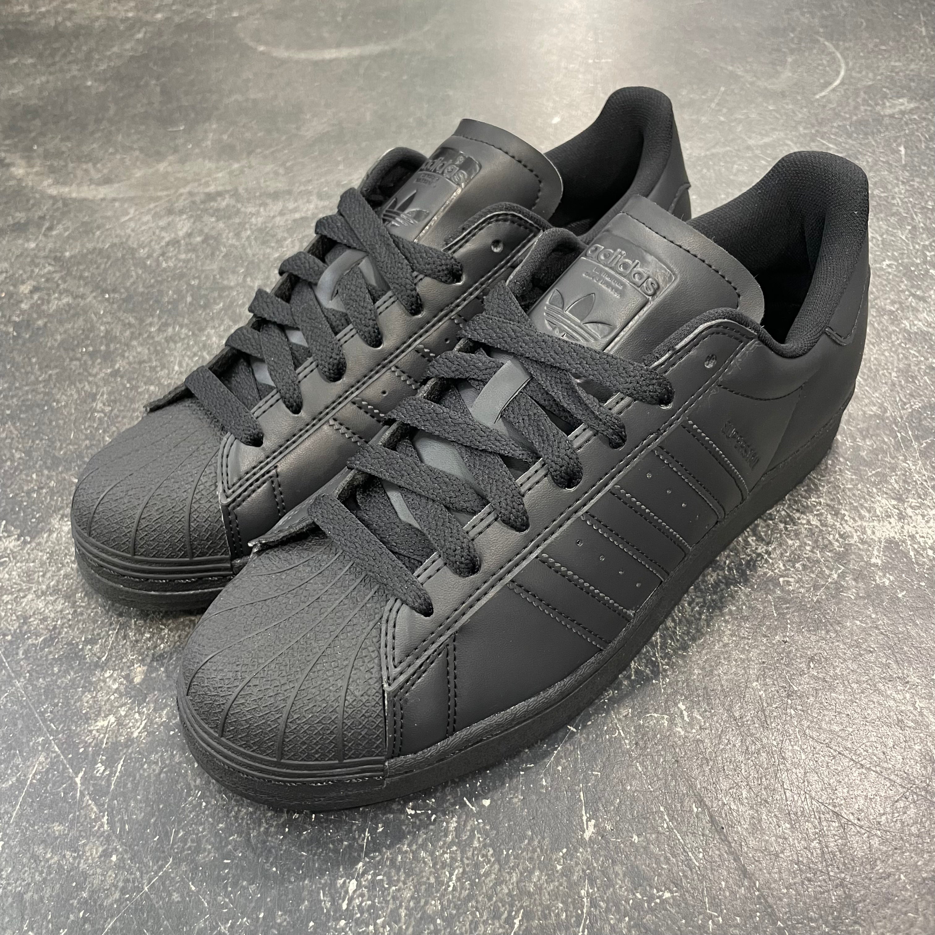 Adidas Superstar ADV Black/Black Leather SALE – 561 Skate