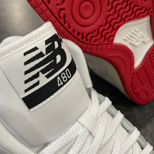 New Balance Numeric 480 High White/Red SALE