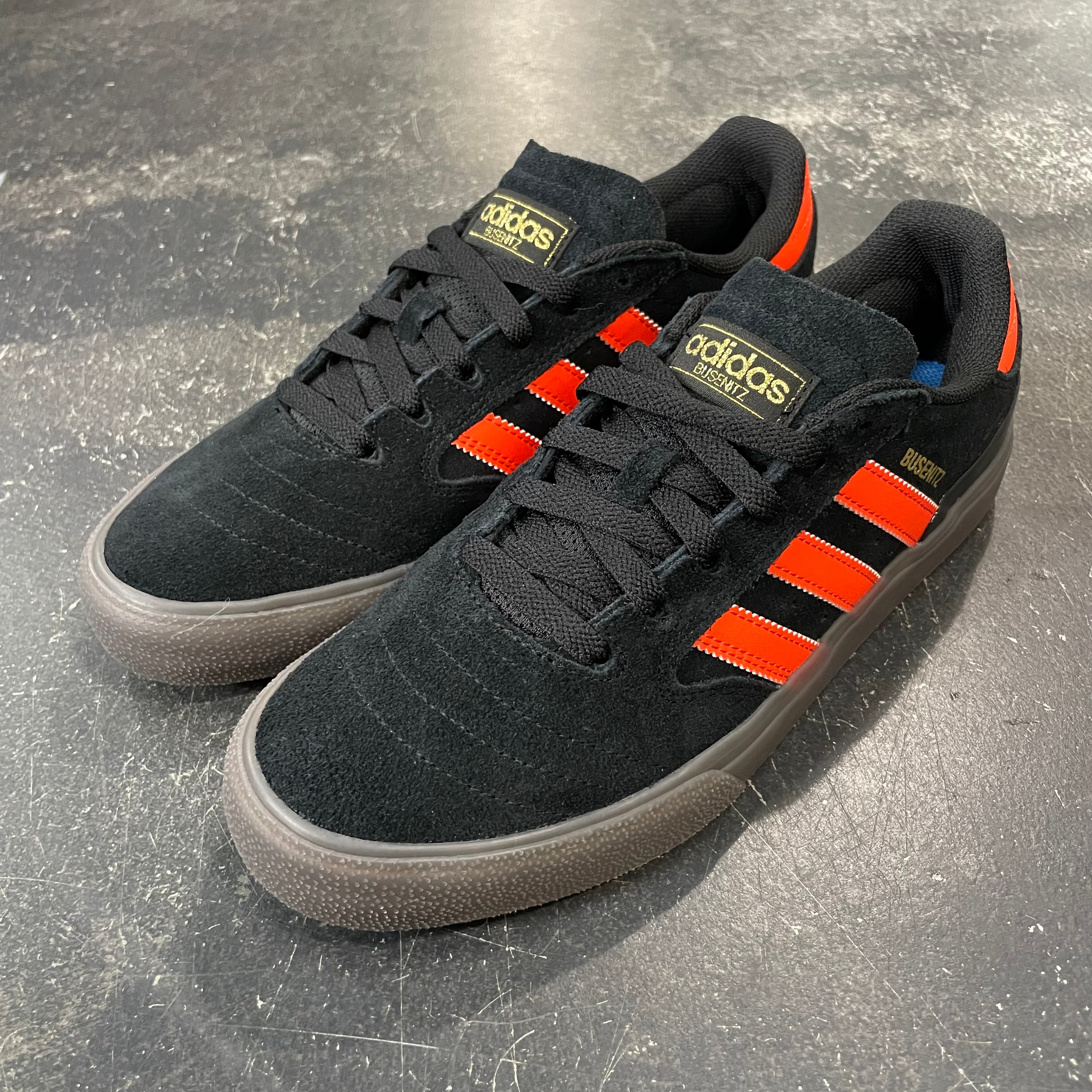 Adidas Busenitz Vulc II Black Orange Gum 561 Skate