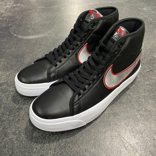 Nike SB Blazer Mid GT Black/Metallic Silver SALE