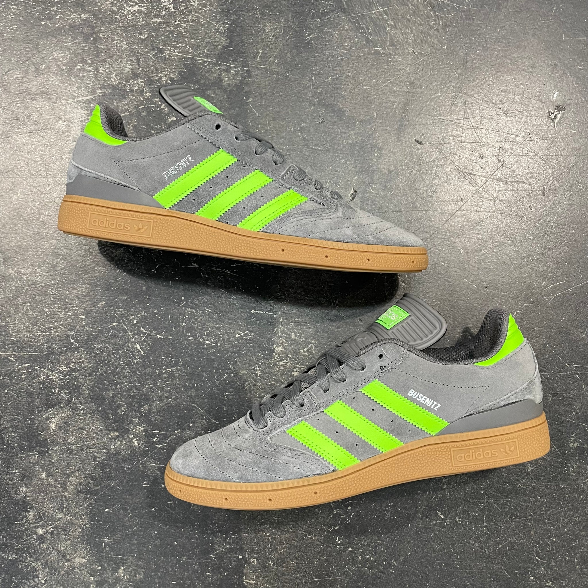 Adidas Busenitz Grey Lime Gum 561 Skate