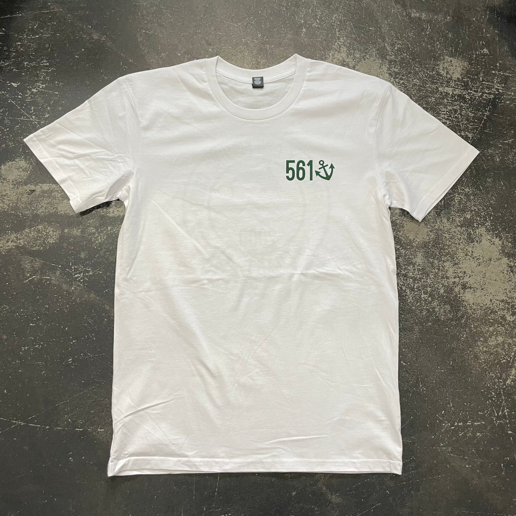 561 T-shirt Fishing Club White/Forest Green
