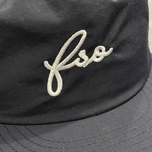 561 Hat Relaxed Nylon FSO Script Navy