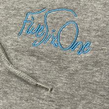 561 Sweatshirt Crop Top Women's Hoodie Shel Script Heather Grey/Blue
