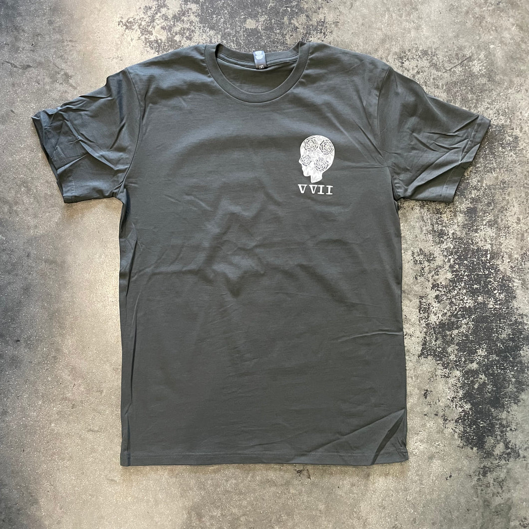 561 T-shirt Flowerhead Charcoal/White