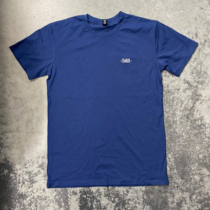 561 T-Shirt Port Logo Cobalt/White