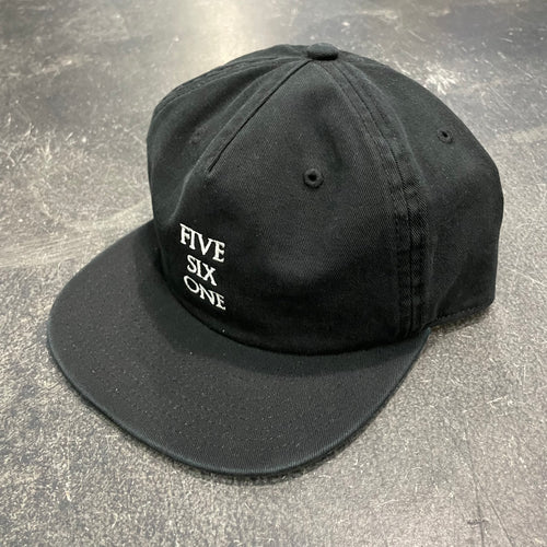 561 Hat Unstructured 5 Panel Optimus Black/White